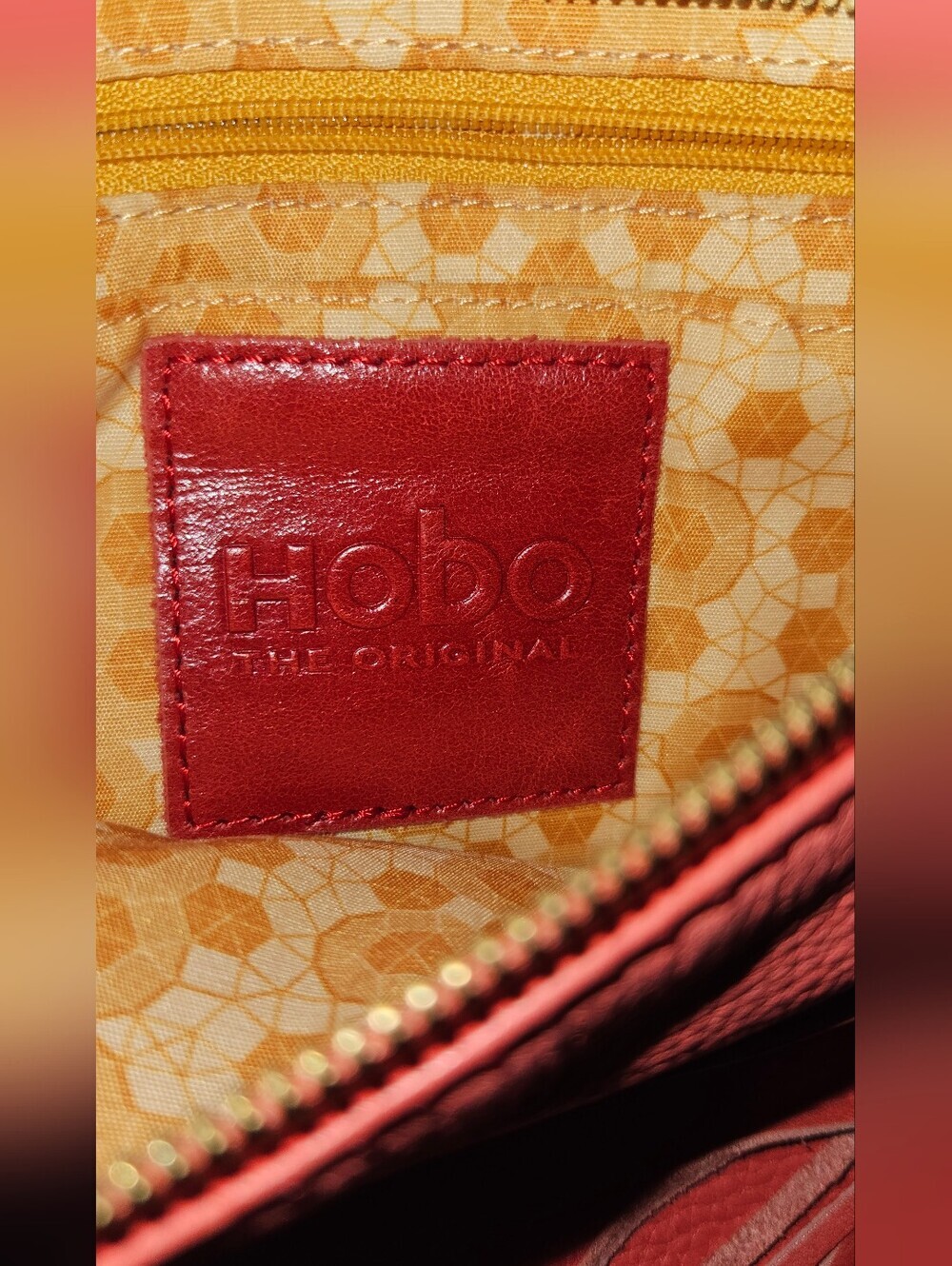 HOBO Cassie Coral Leather Crossbody with Fringe Tassel Hangtag - Picture 9 of 13